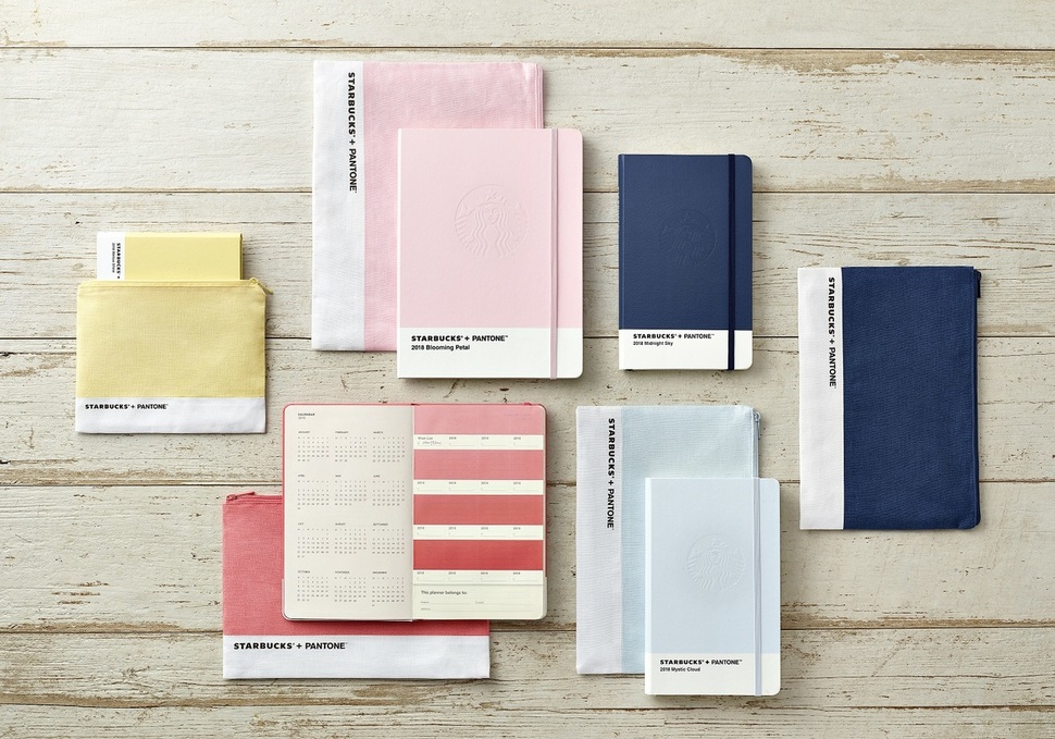 2018 Starbucks Pantone Collaboration Diary